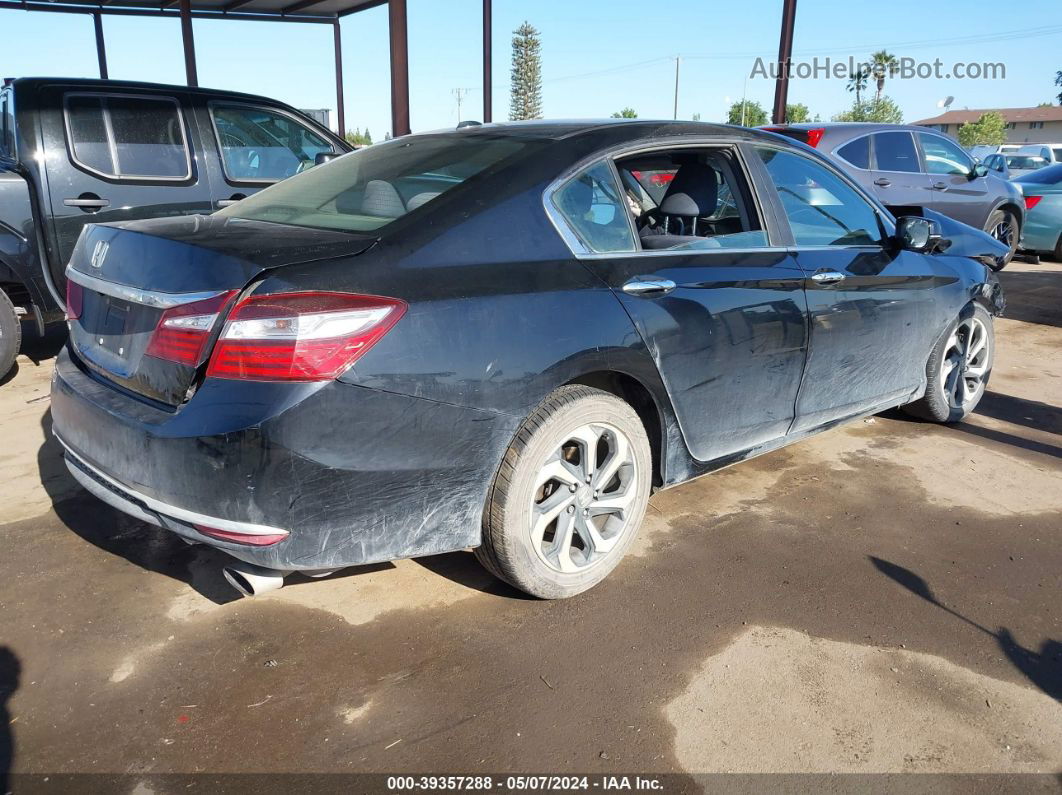 2017 Honda Accord Ex Black vin: 1HGCR2F75HA144816