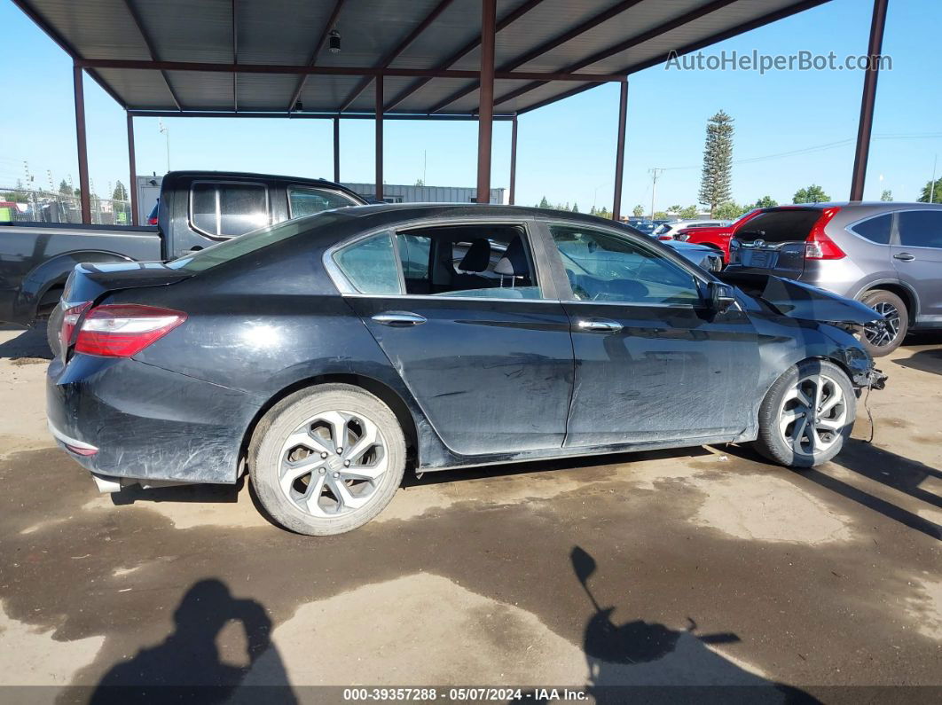 2017 Honda Accord Ex Черный vin: 1HGCR2F75HA144816