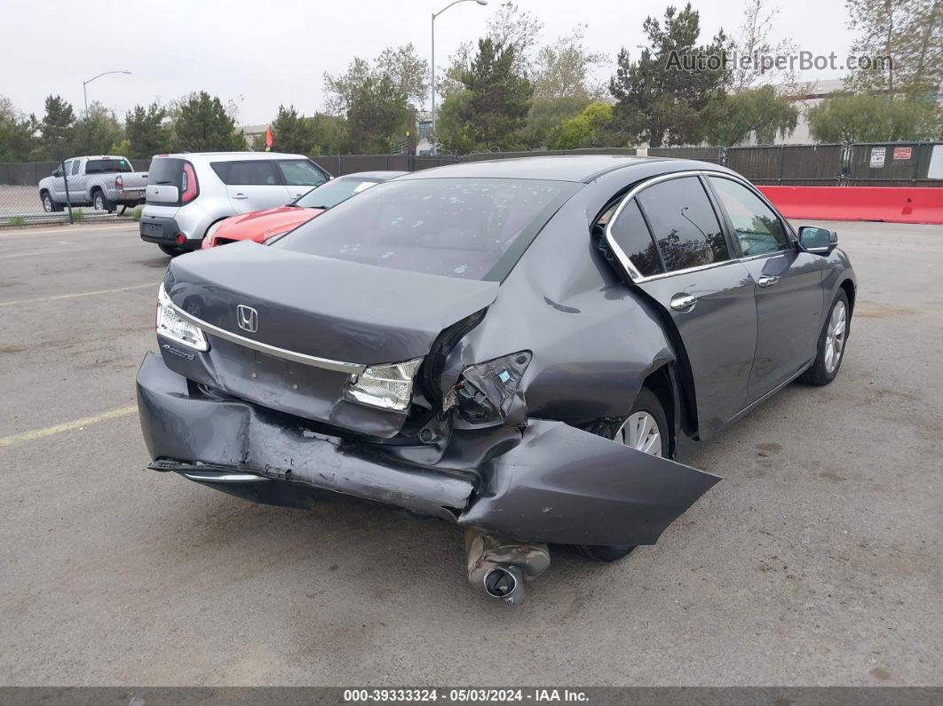 2015 Honda Accord Ex Gray vin: 1HGCR2F76FA122028