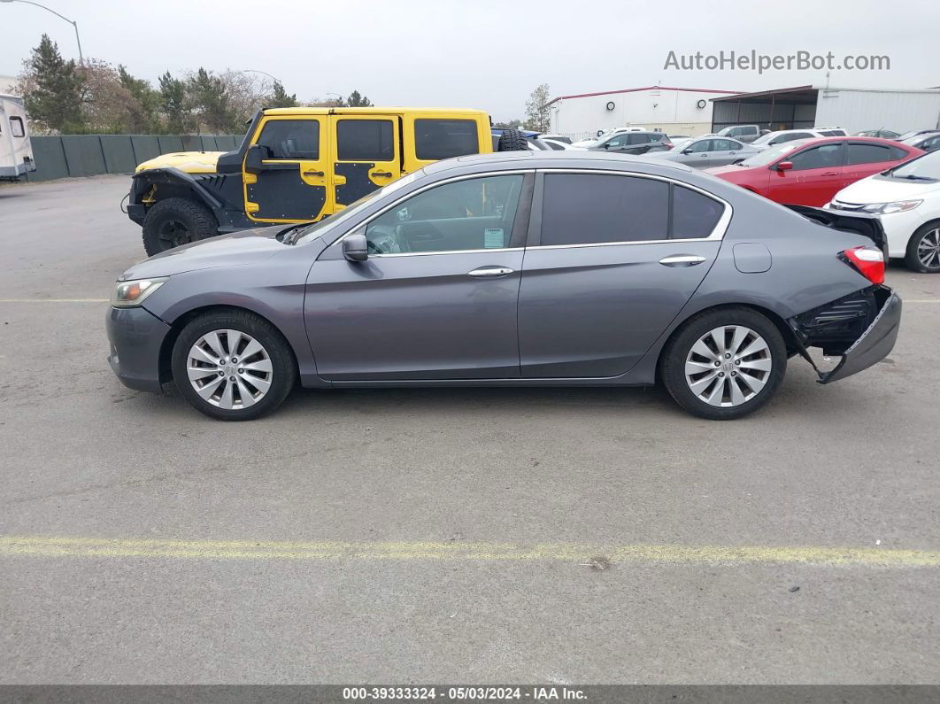 2015 Honda Accord Ex Gray vin: 1HGCR2F76FA122028