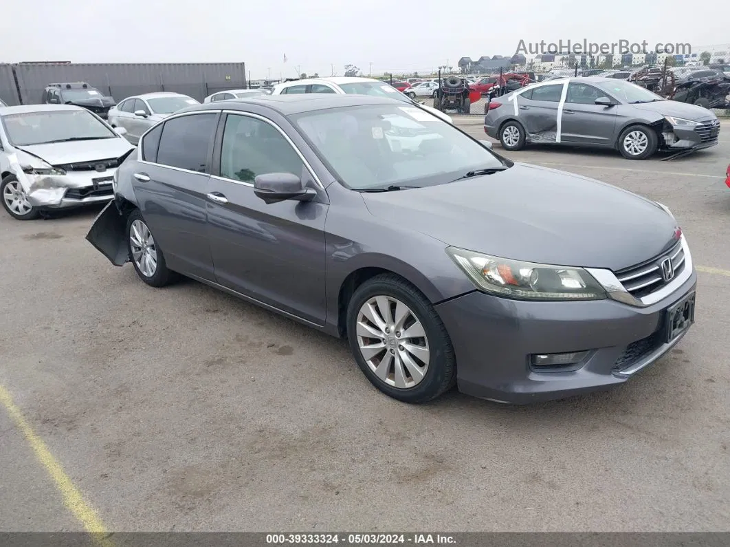 2015 Honda Accord Ex Gray vin: 1HGCR2F76FA122028