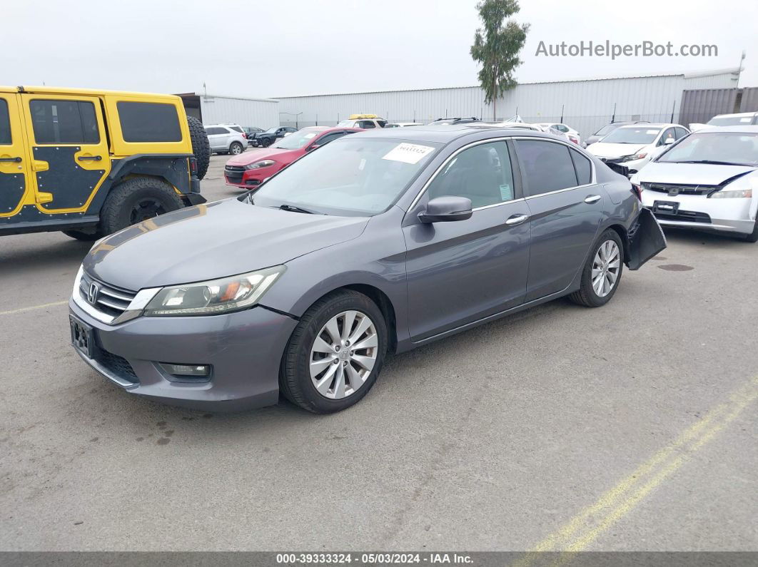 2015 Honda Accord Ex Gray vin: 1HGCR2F76FA122028