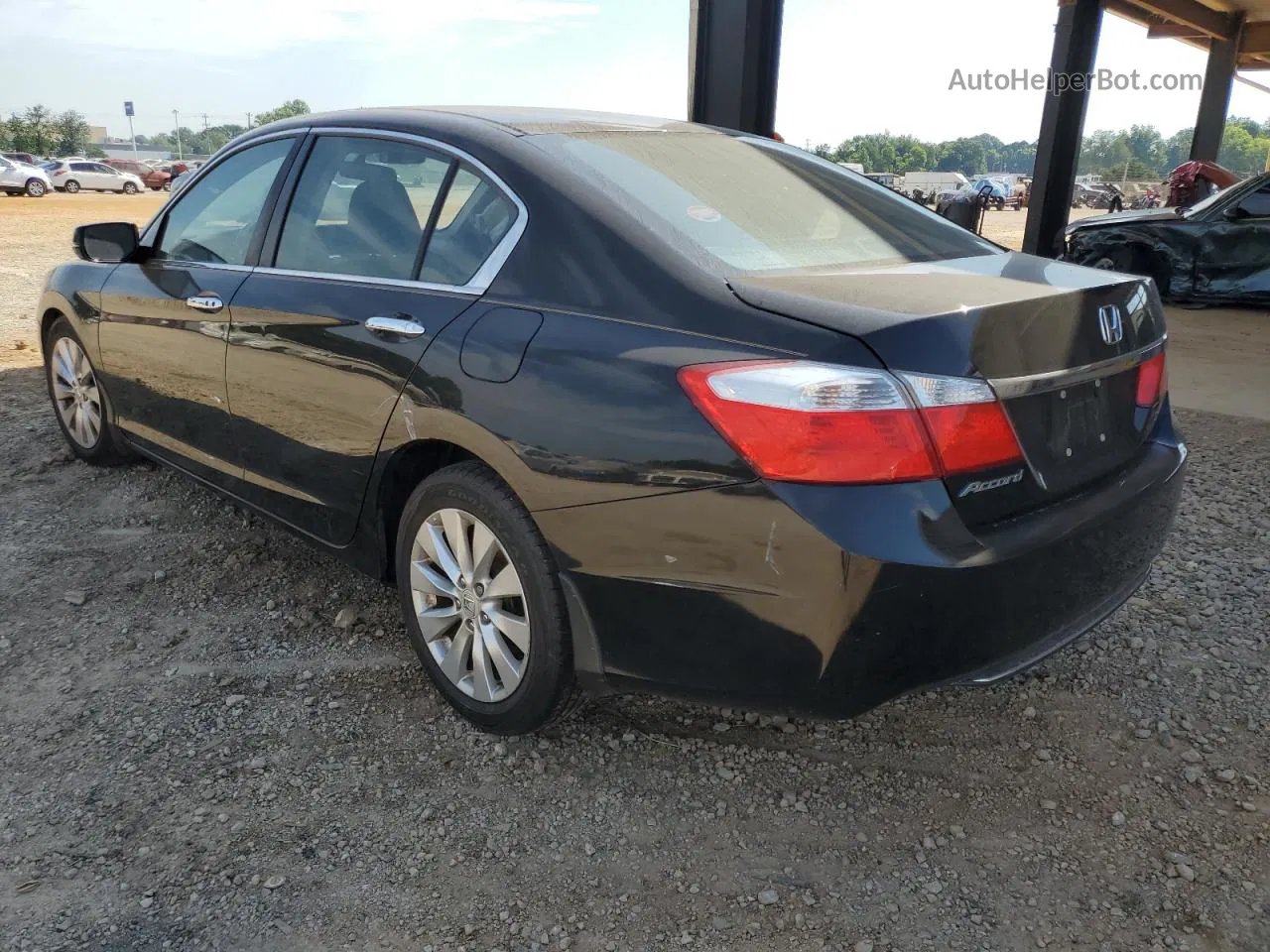 2015 Honda Accord Ex Черный vin: 1HGCR2F76FA242668