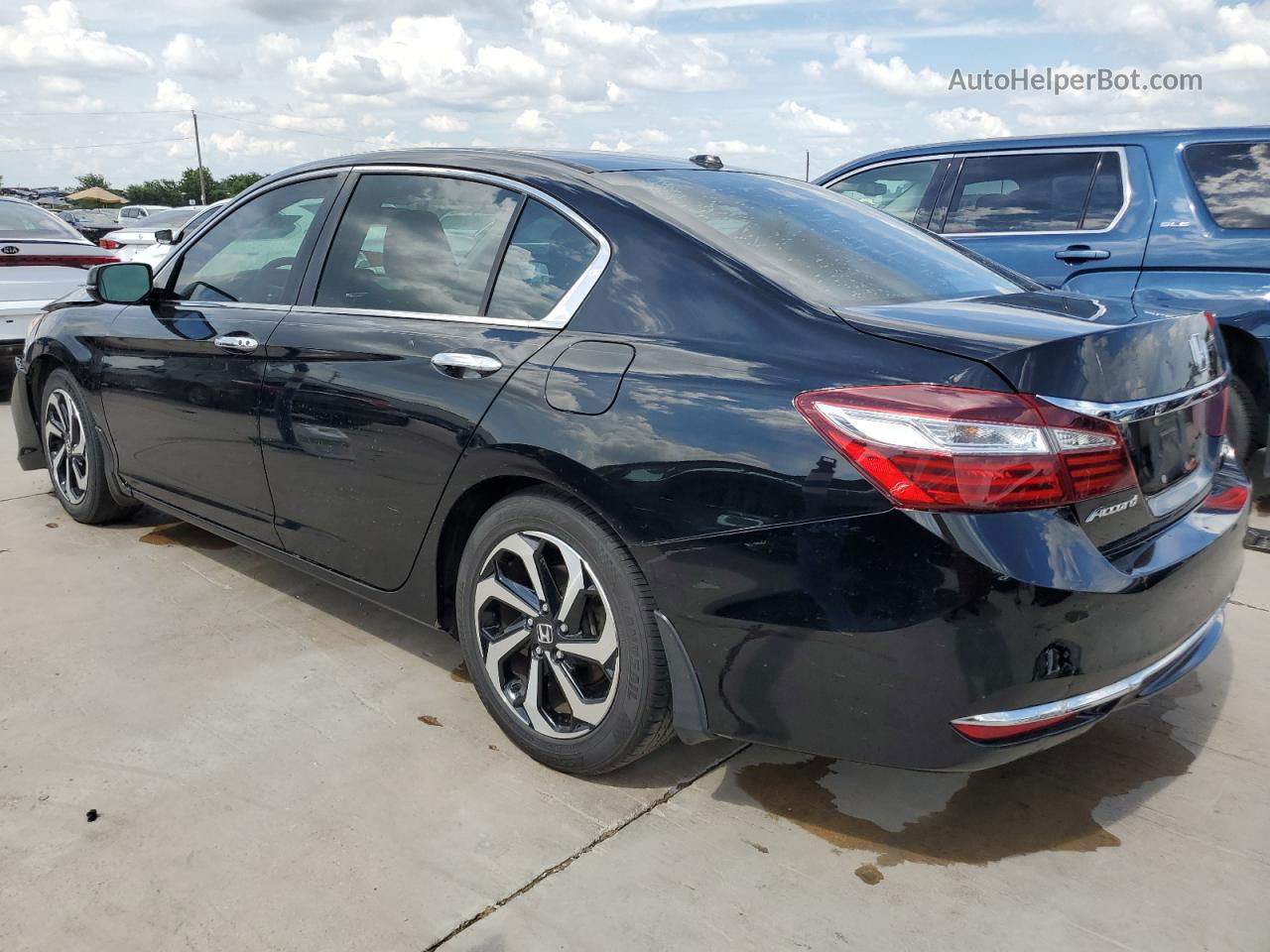 2016 Honda Accord Ex Black vin: 1HGCR2F76GA160781