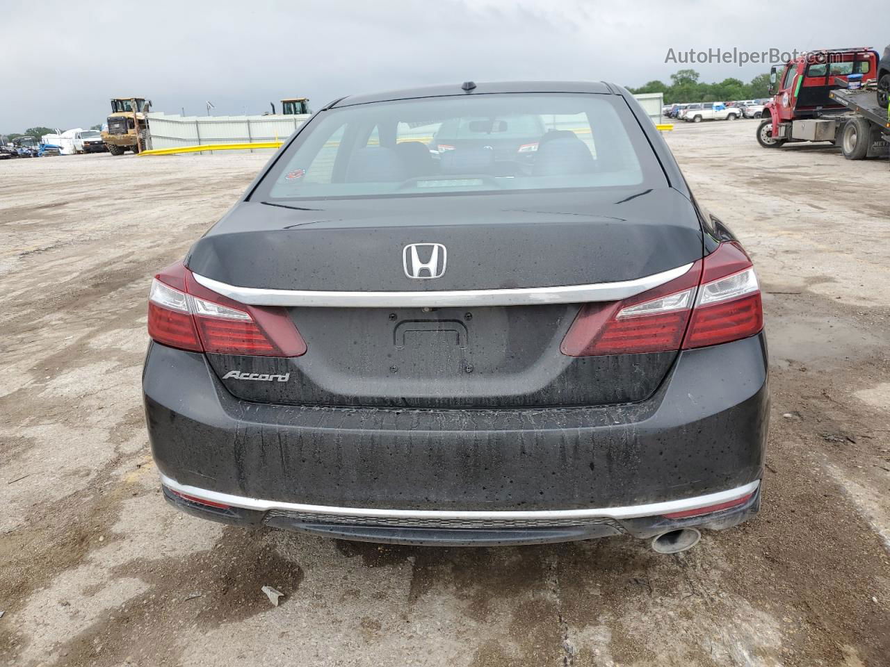 2017 Honda Accord Ex Черный vin: 1HGCR2F76HA079636