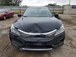 2017 Honda Accord Ex Черный vin: 1HGCR2F76HA079636