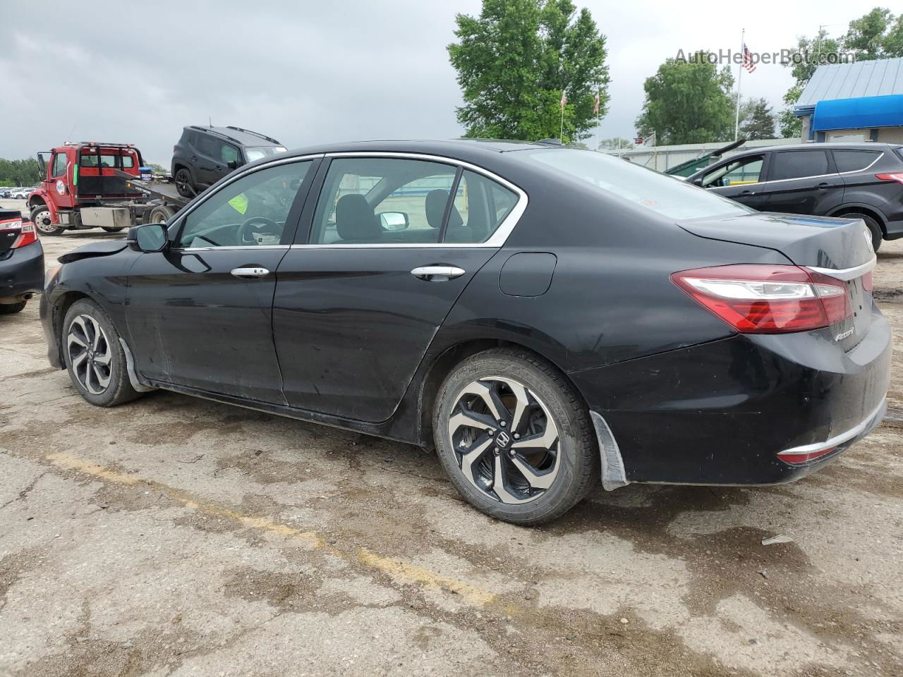 2017 Honda Accord Ex Black vin: 1HGCR2F76HA079636