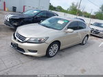 2014 Honda Accord Ex Beige vin: 1HGCR2F77EA020610