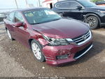 2014 Honda Accord Ex Burgundy vin: 1HGCR2F77EA029209