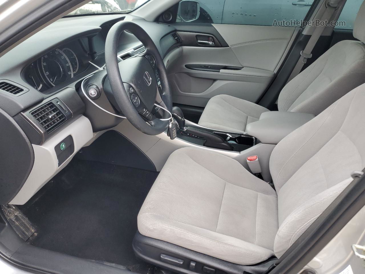 2014 Honda Accord Ex Серебряный vin: 1HGCR2F77EA030277