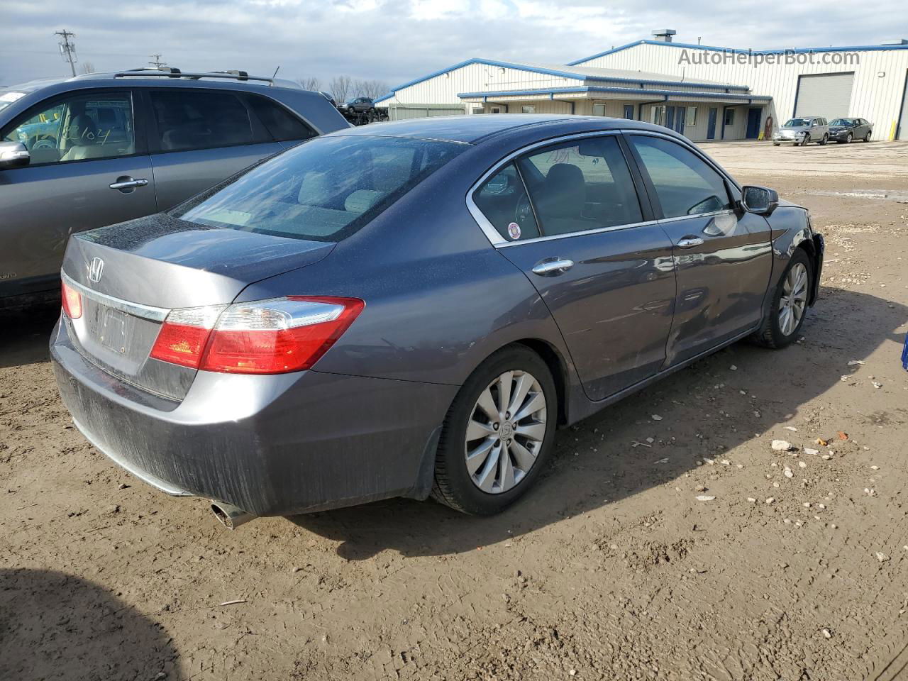 2014 Honda Accord Ex Charcoal vin: 1HGCR2F77EA095078