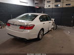 2014 Honda Accord Ex White vin: 1HGCR2F77EA166103