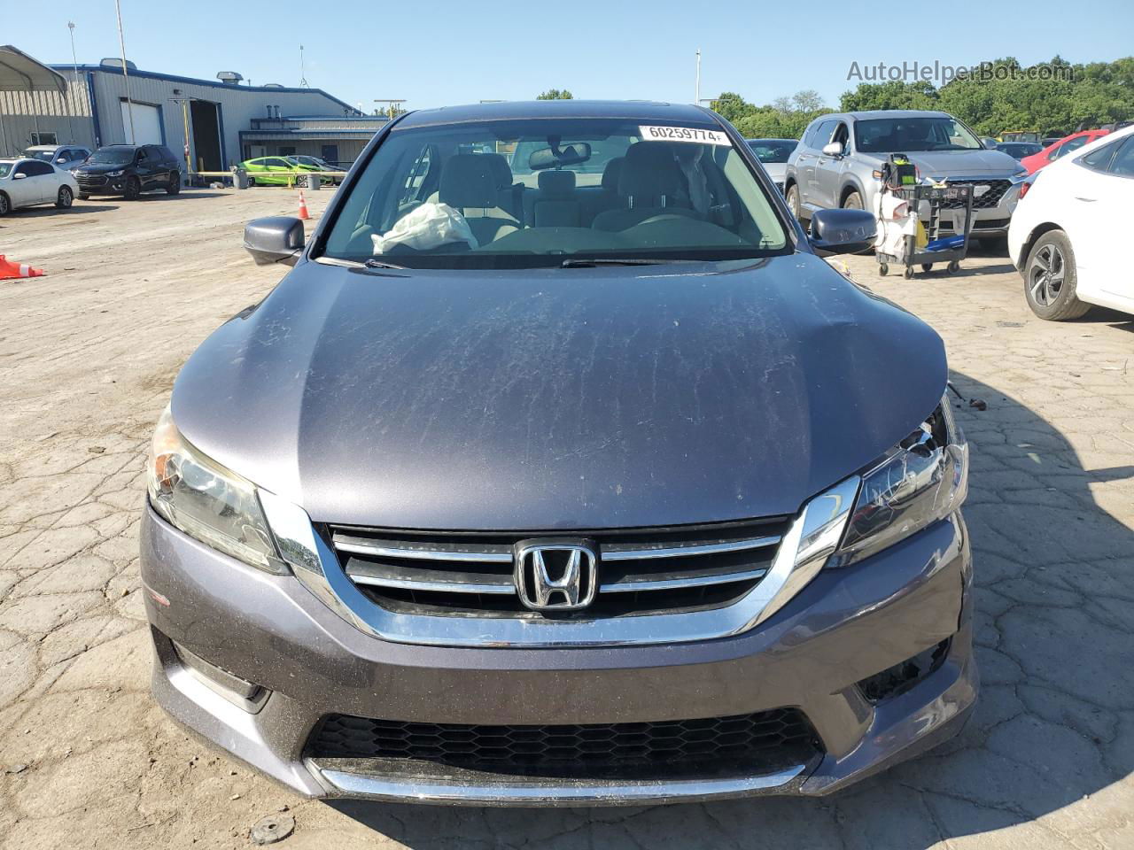 2014 Honda Accord Ex Gray vin: 1HGCR2F77EA168045