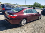 2014 Honda Accord Ex Maroon vin: 1HGCR2F77EA176923