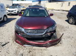 2014 Honda Accord Ex Maroon vin: 1HGCR2F77EA176923