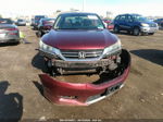 2014 Honda Accord Ex Burgundy vin: 1HGCR2F77EA182916