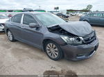 2014 Honda Accord Ex Gray vin: 1HGCR2F77EA204025