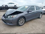 2014 Honda Accord Ex Gray vin: 1HGCR2F77EA204025