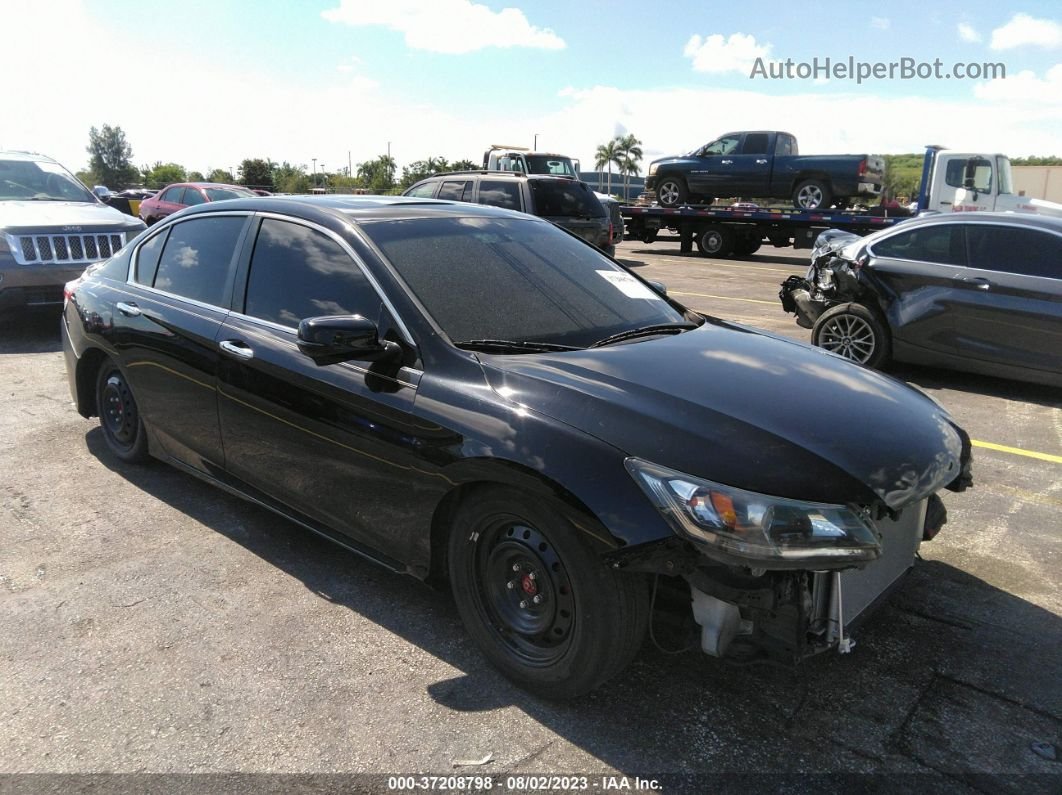 2015 Honda Accord Sedan Ex Черный vin: 1HGCR2F77FA265747