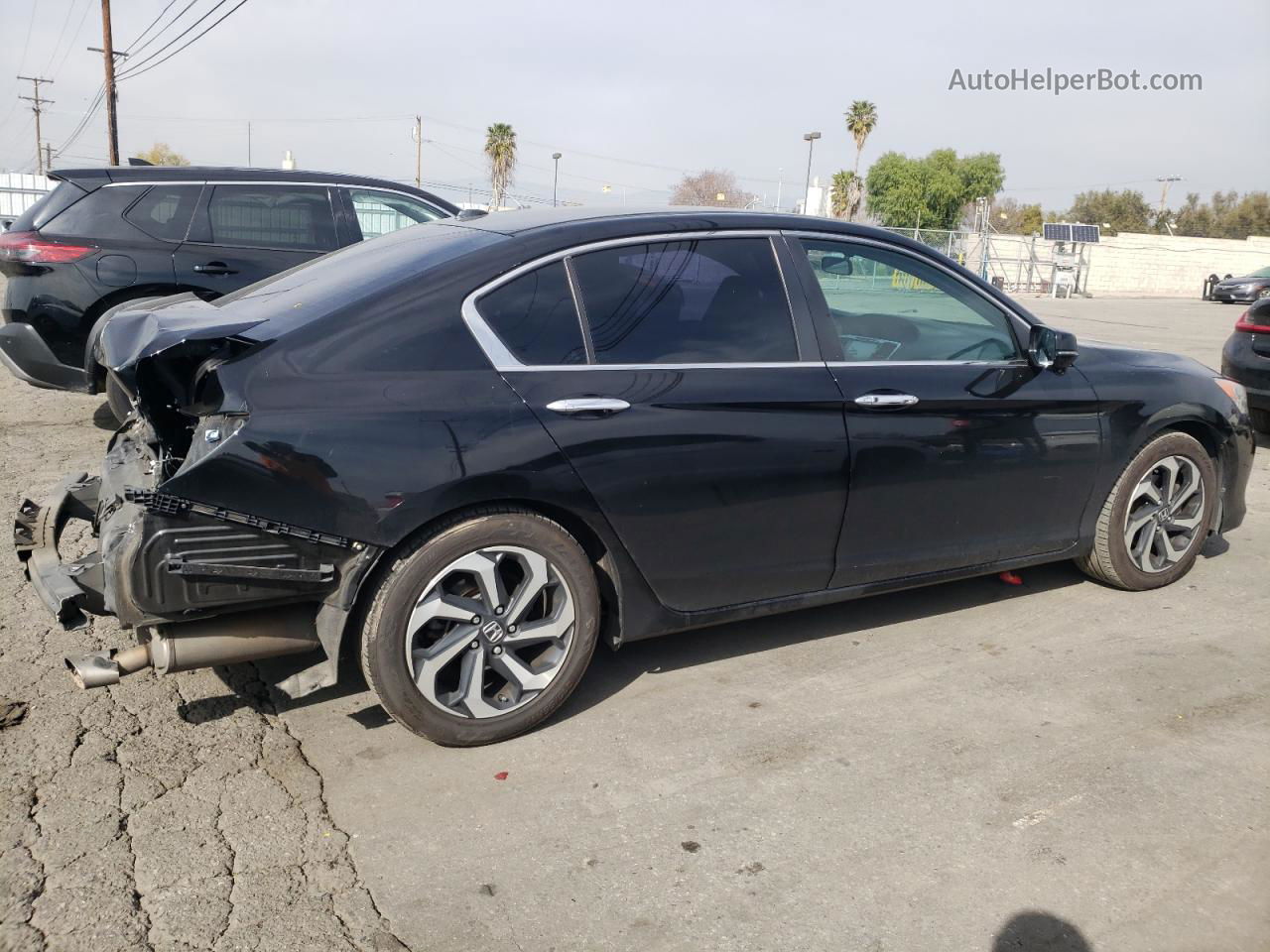 2016 Honda Accord Ex Black vin: 1HGCR2F77GA112996