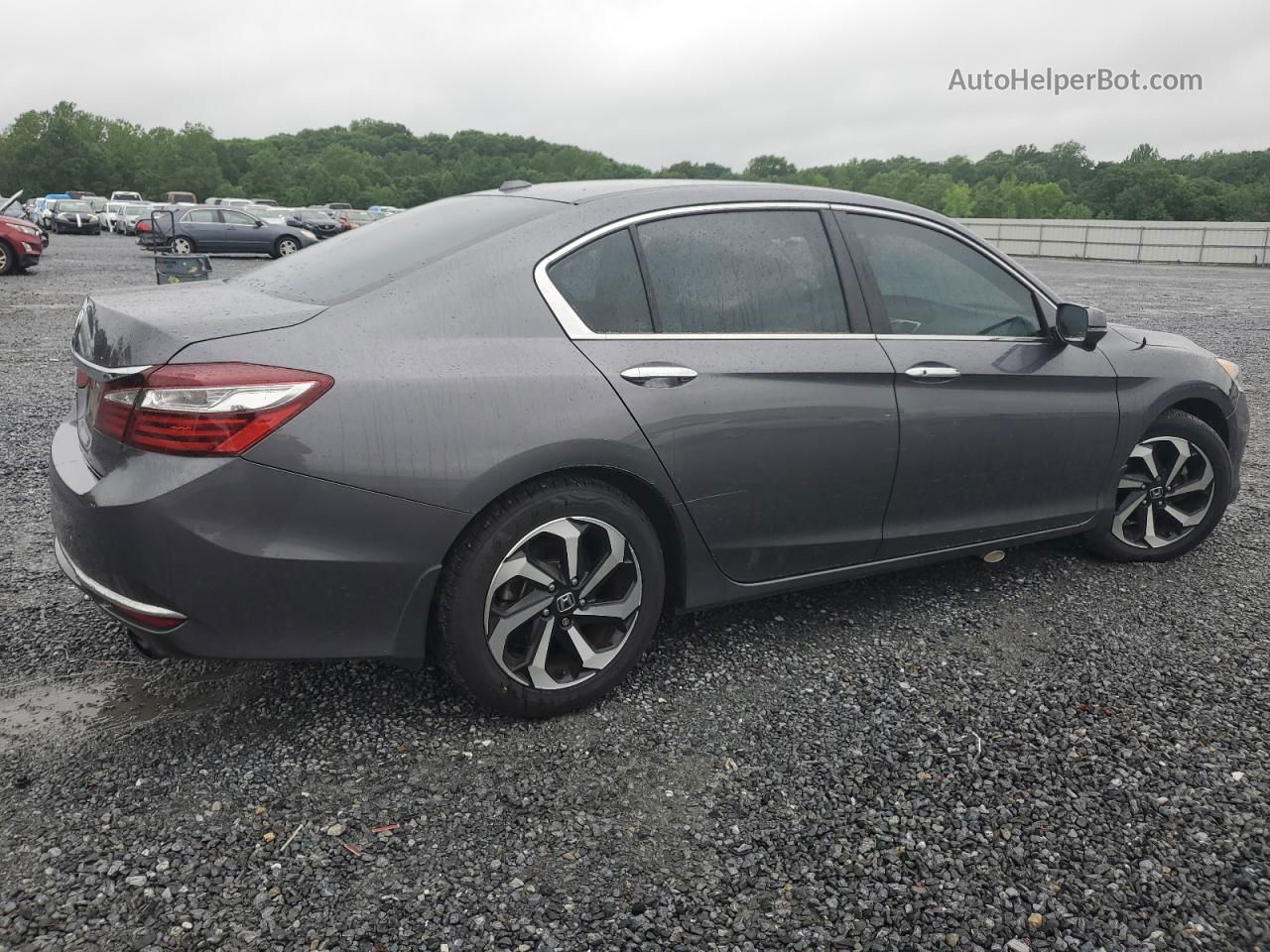 2017 Honda Accord Ex Серый vin: 1HGCR2F77HA068869