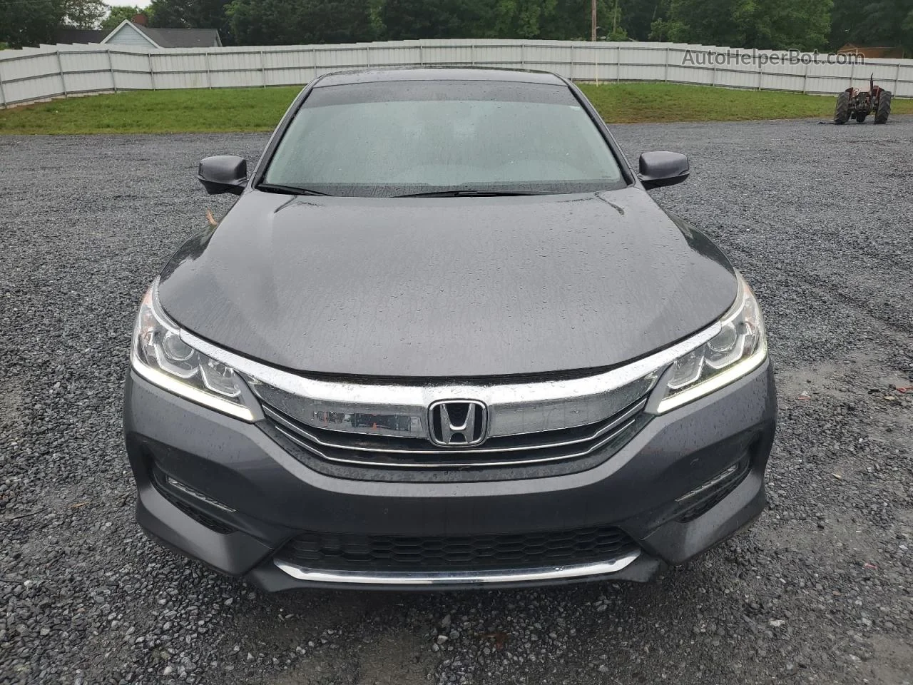 2017 Honda Accord Ex Gray vin: 1HGCR2F77HA068869