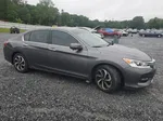 2017 Honda Accord Ex Gray vin: 1HGCR2F77HA068869