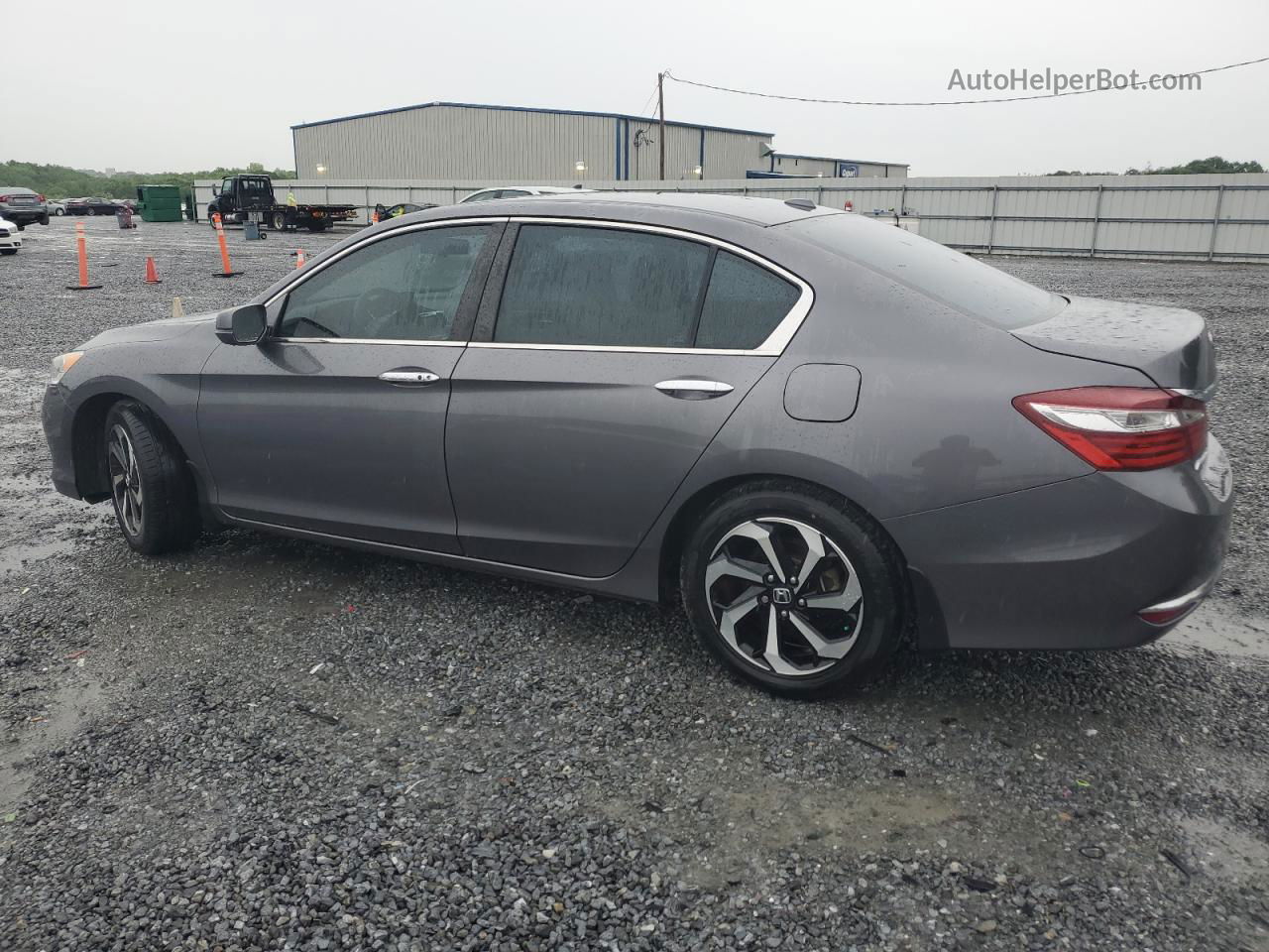 2017 Honda Accord Ex Gray vin: 1HGCR2F77HA068869