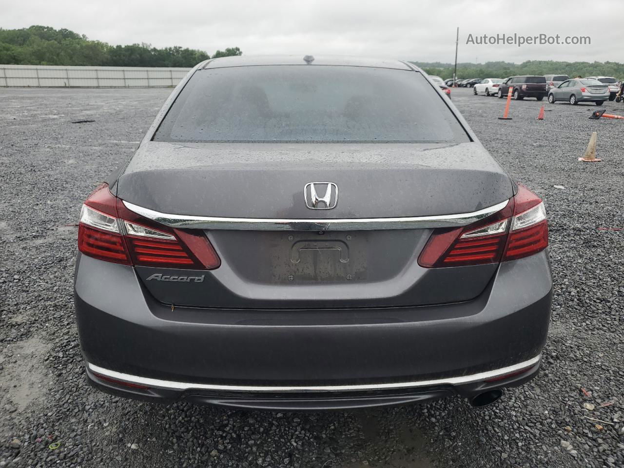 2017 Honda Accord Ex Серый vin: 1HGCR2F77HA068869