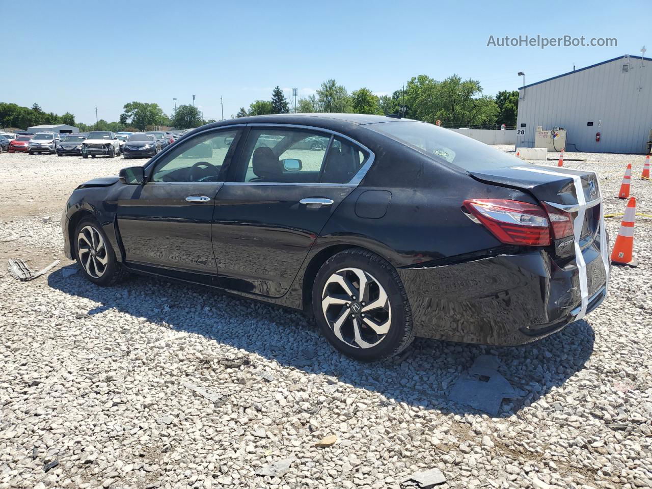 2017 Honda Accord Ex Black vin: 1HGCR2F77HA164582