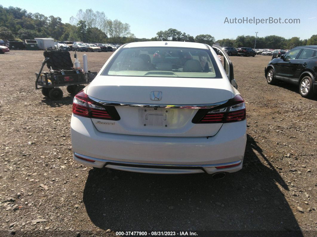 2017 Honda Accord Sedan Ex White vin: 1HGCR2F77HA214803