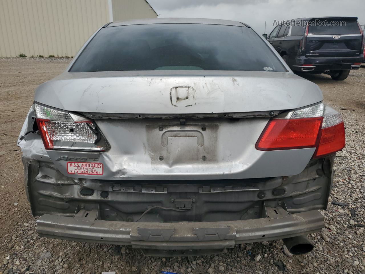 2014 Honda Accord Ex Silver vin: 1HGCR2F78EA042311