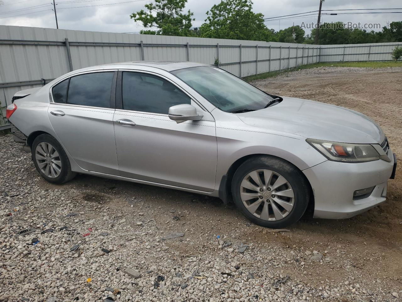 2014 Honda Accord Ex Silver vin: 1HGCR2F78EA042311