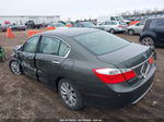 2014 Honda Accord Ex Gray vin: 1HGCR2F78EA092030