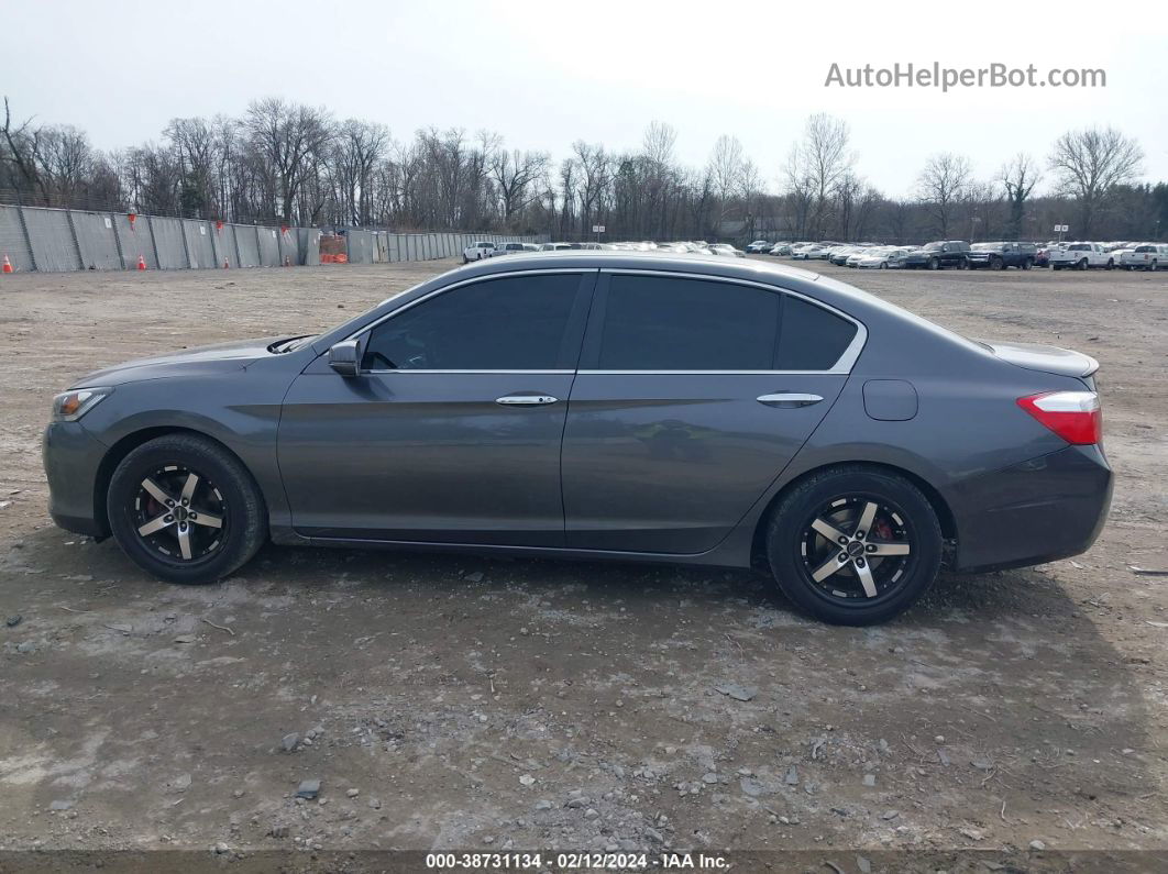 2014 Honda Accord Ex Gray vin: 1HGCR2F78EA123938