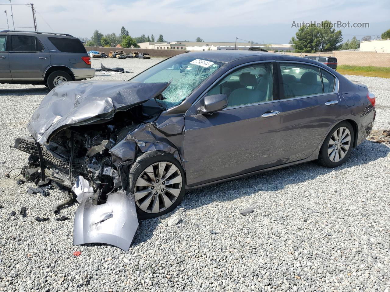 2014 Honda Accord Ex Charcoal vin: 1HGCR2F78EA175490