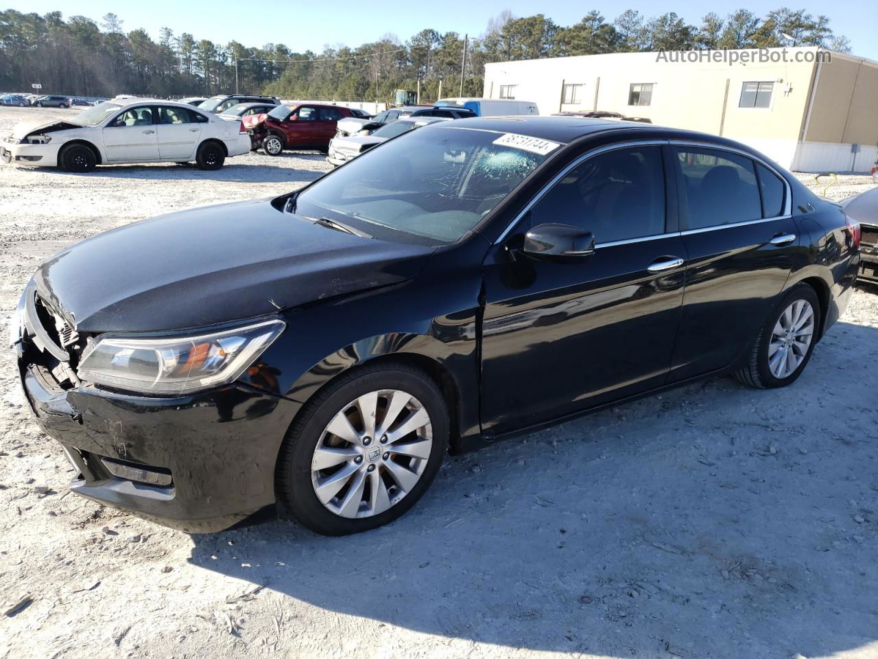 2014 Honda Accord Ex Black vin: 1HGCR2F78EA227281