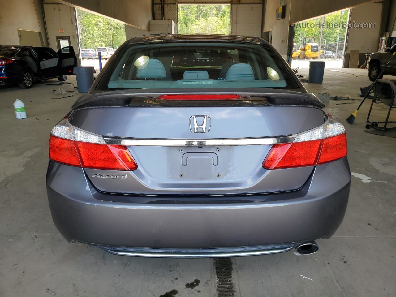 2014 Honda Accord Ex Gray vin: 1HGCR2F78EA287061