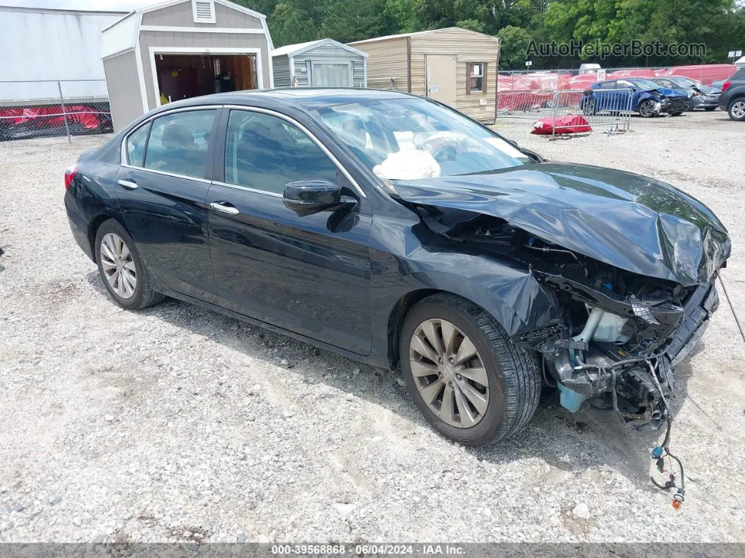 2015 Honda Accord Ex Черный vin: 1HGCR2F78FA065735