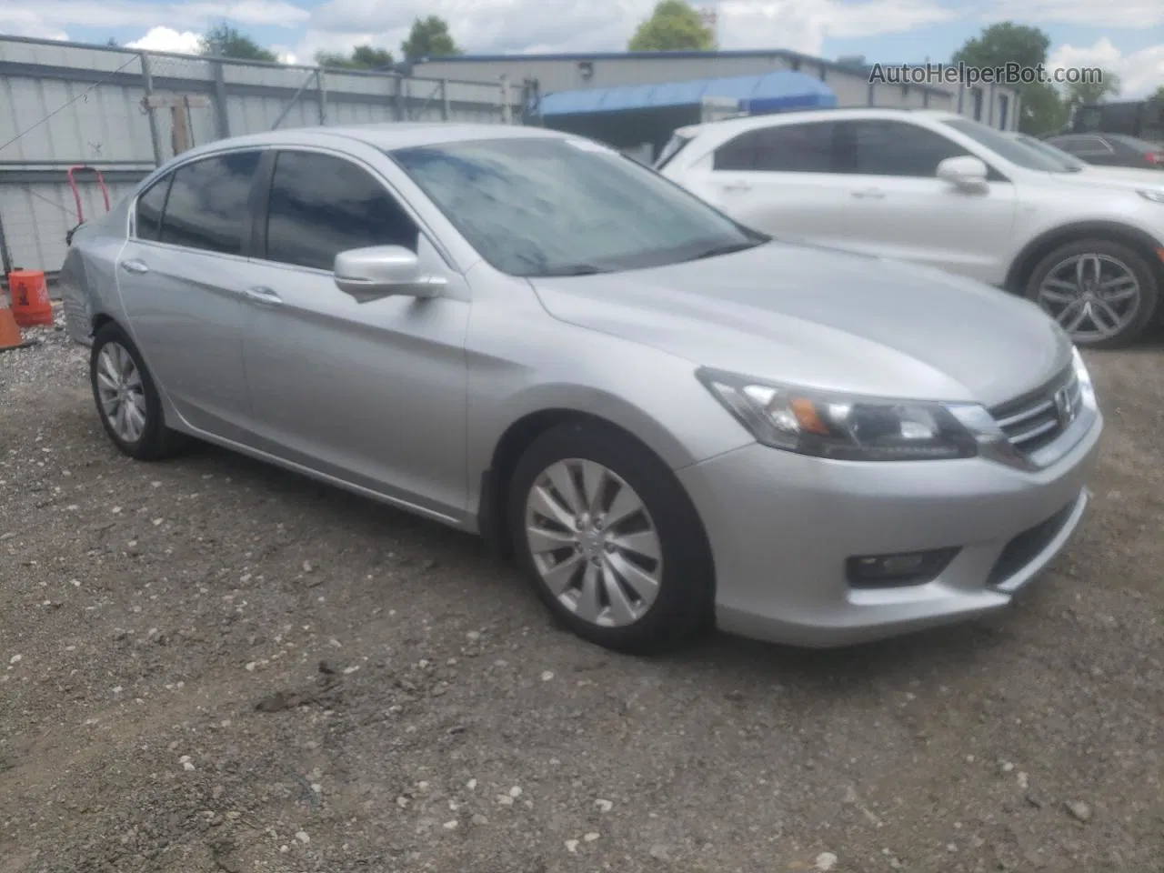 2015 Honda Accord Ex Silver vin: 1HGCR2F78FA067503