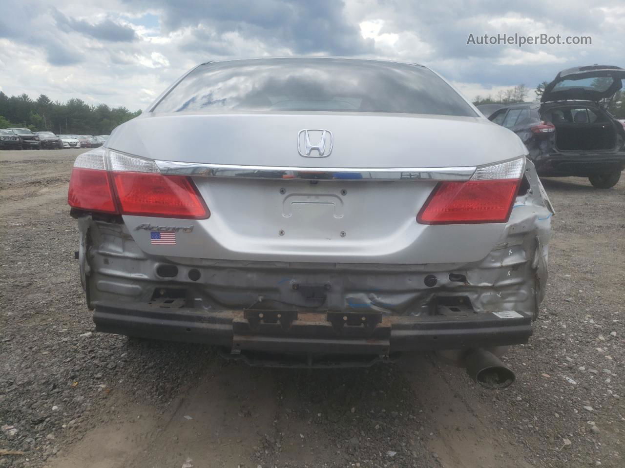 2015 Honda Accord Ex Silver vin: 1HGCR2F78FA067503