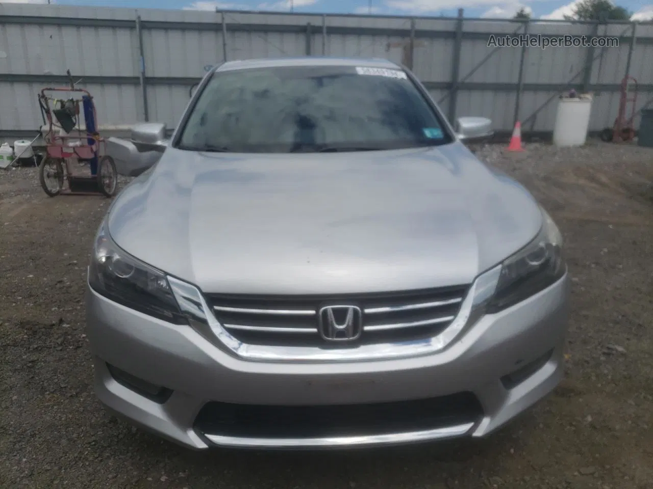 2015 Honda Accord Ex Silver vin: 1HGCR2F78FA067503