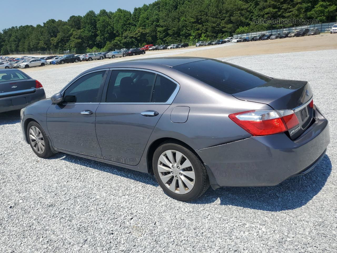 2015 Honda Accord Ex Gray vin: 1HGCR2F78FA131071