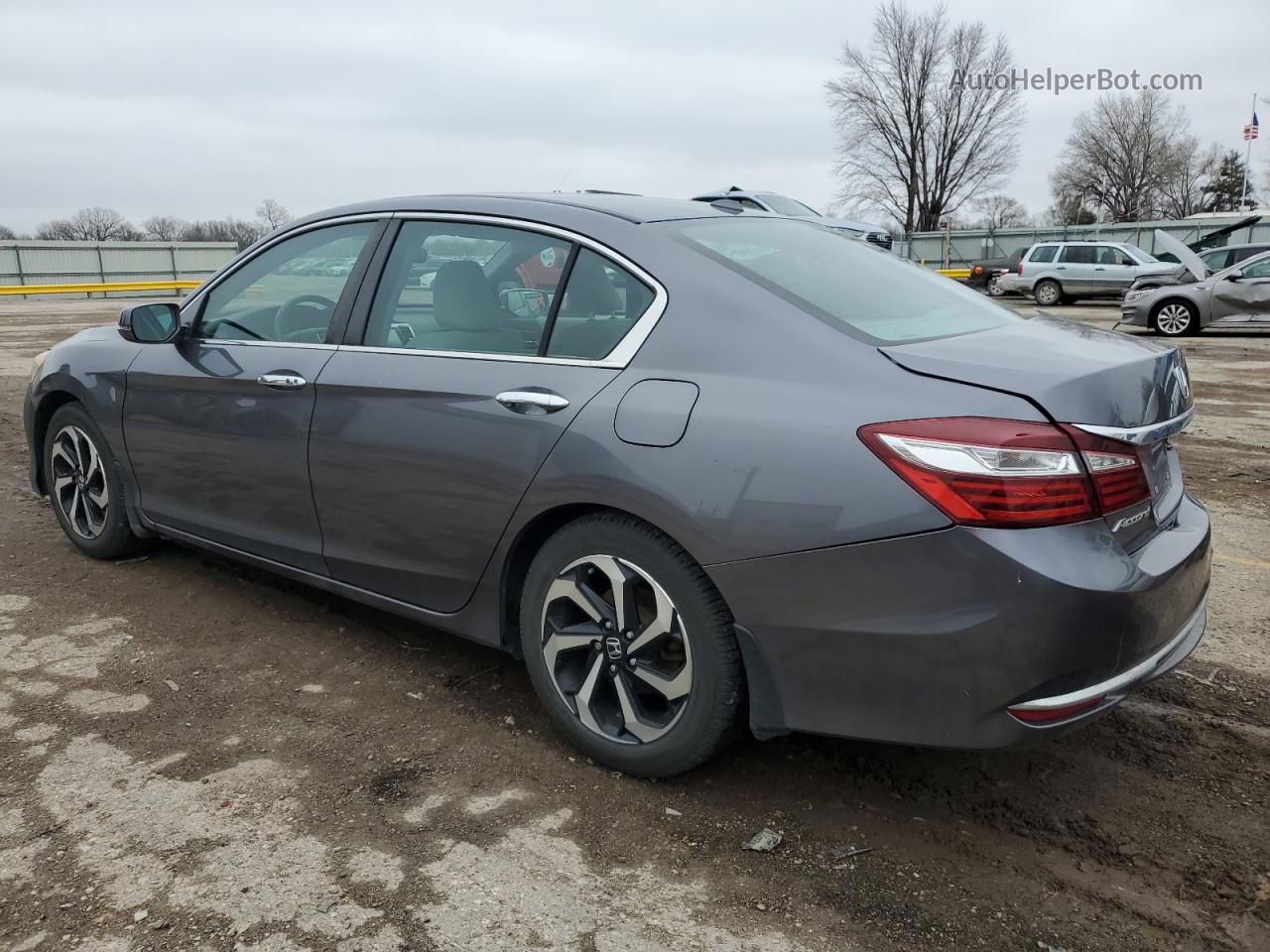 2016 Honda Accord Ex Gray vin: 1HGCR2F78GA208278