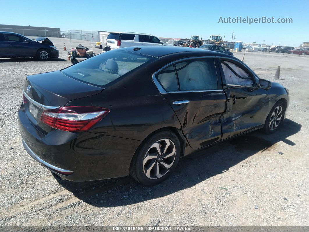 2017 Honda Accord Sedan Ex Коричневый vin: 1HGCR2F78HA096583