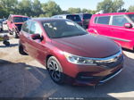 2017 Honda Accord Ex Burgundy vin: 1HGCR2F78HA200022