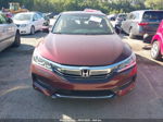 2017 Honda Accord Ex Бордовый vin: 1HGCR2F78HA200022