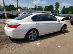 2014 Honda Accord Ex White vin: 1HGCR2F79EA083725