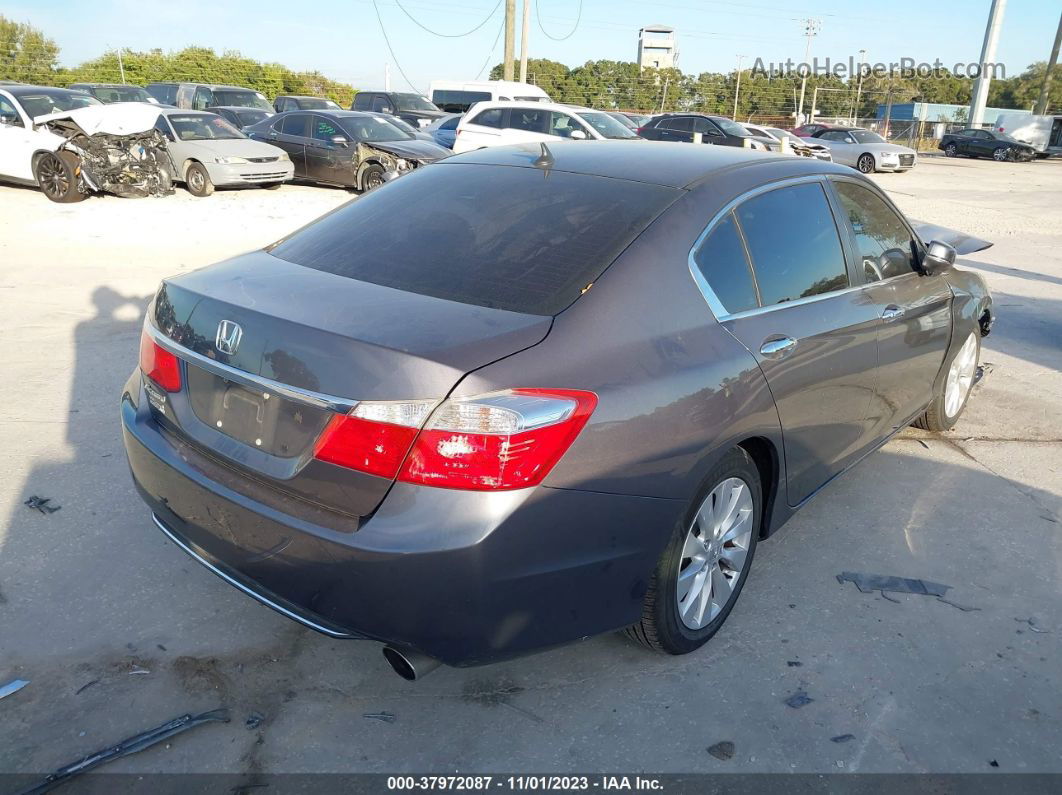 2014 Honda Accord Sdn Ex Gray vin: 1HGCR2F79EA087340