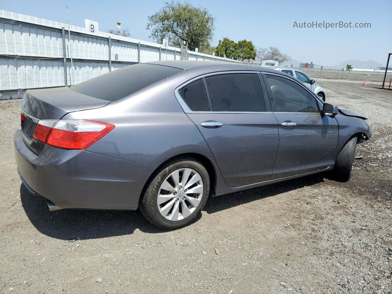 2014 Honda Accord Ex Silver vin: 1HGCR2F79EA220730